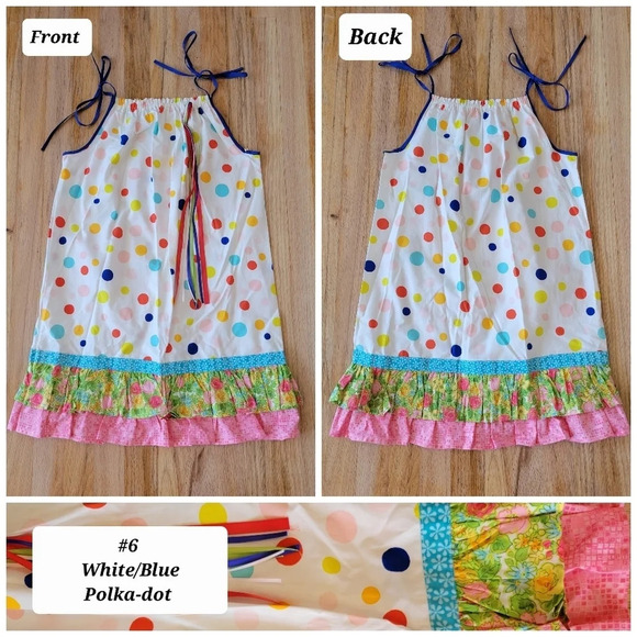 Kids Handmade boho patch Dress  Available Hand-sewn High Quality - Picture 8 of 11